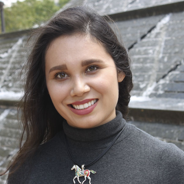 Portrait of Joselyn Perez smiling at the camera.